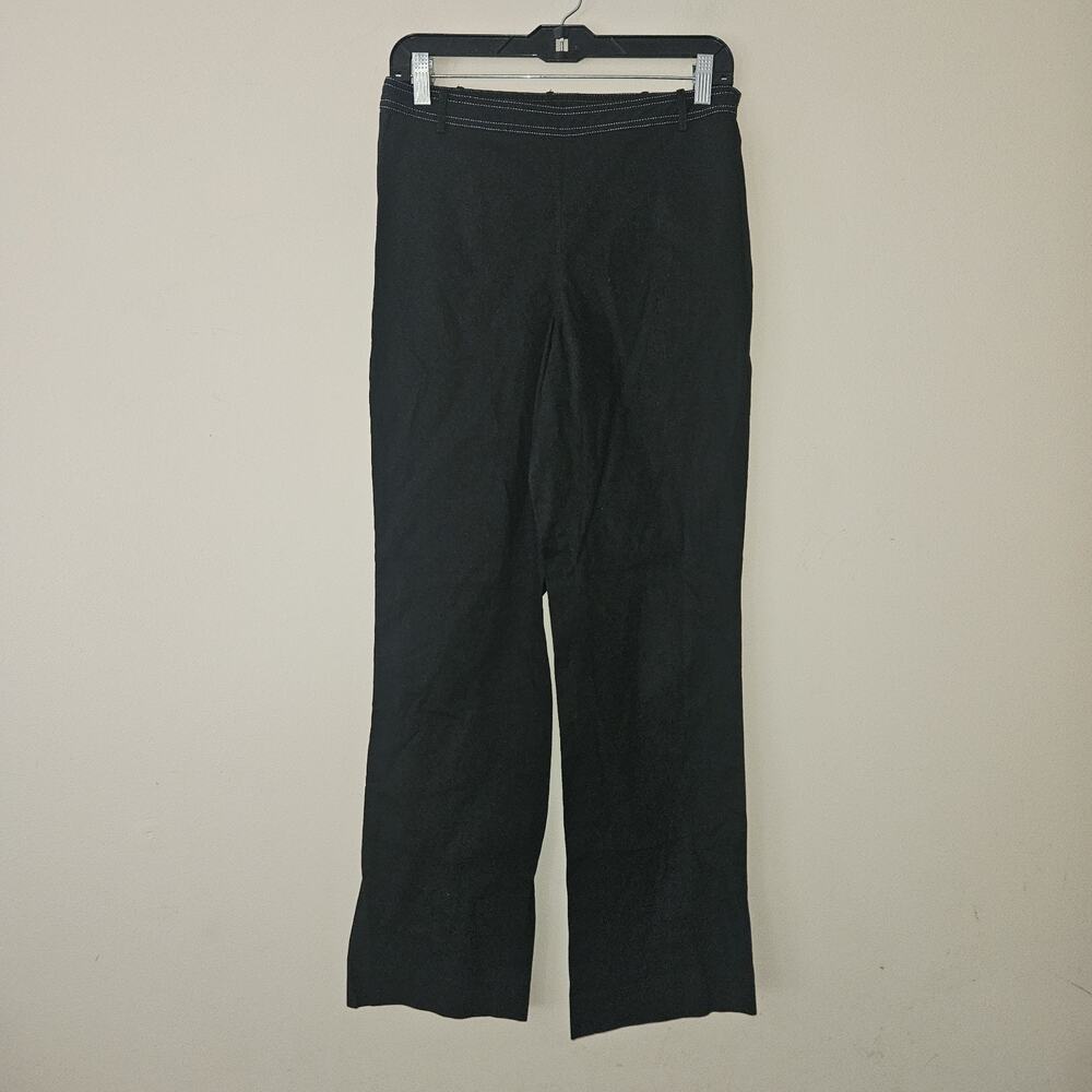 Neiman Marcus Exclusive Black Side Zipper Pants Women's Size 6